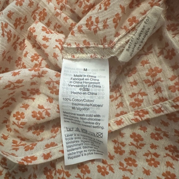 Madewell Ruffle-Yoke Prairie Top - Picture 6 of 6